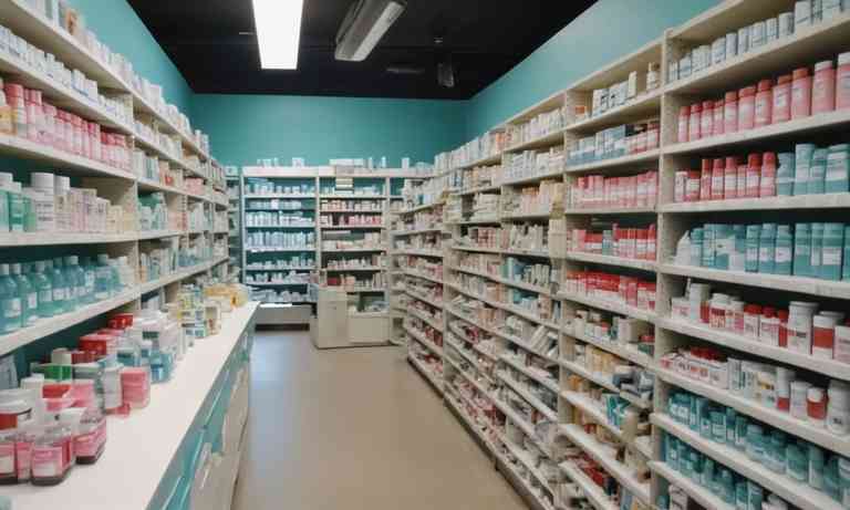 A pharmacy to drop off old prescription